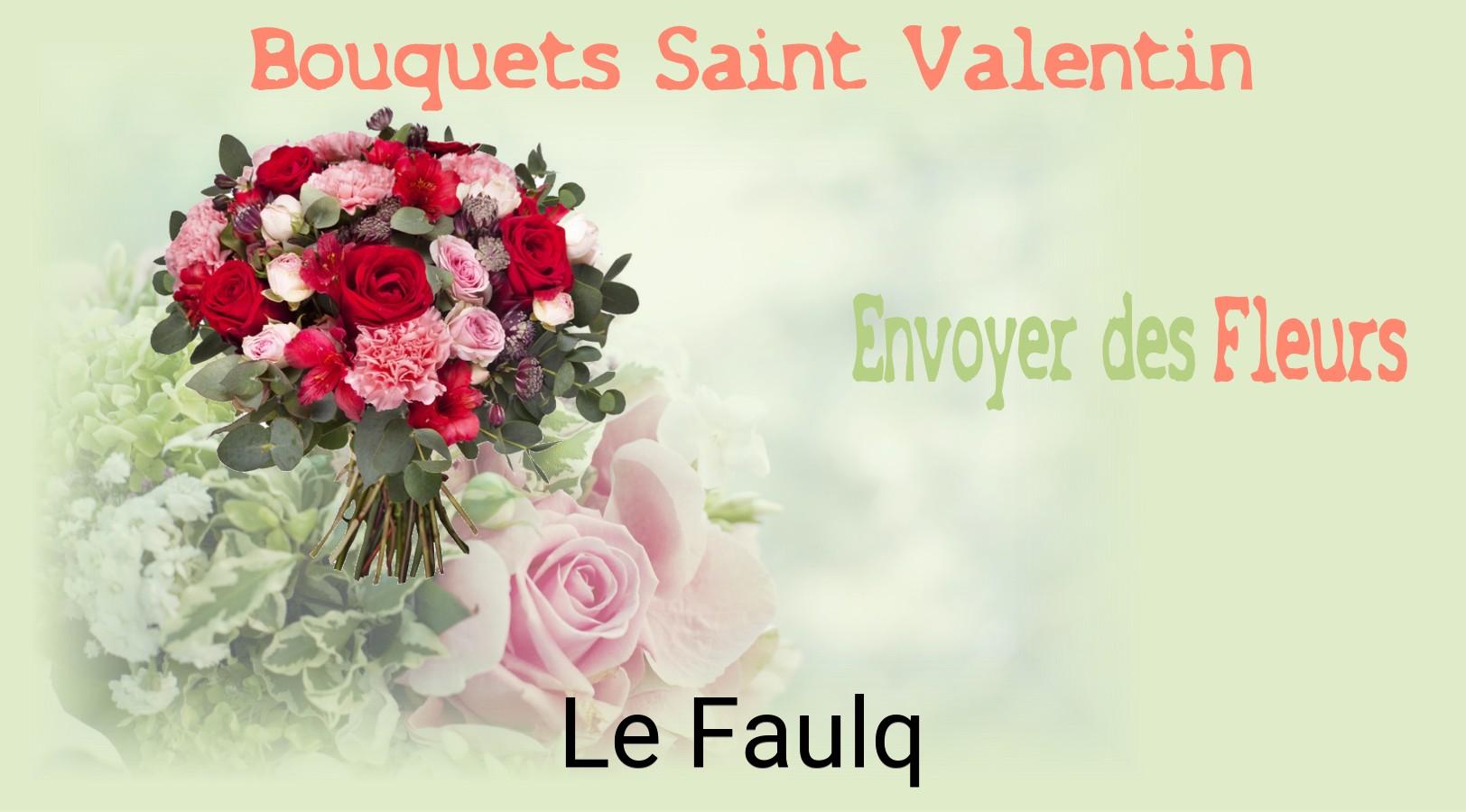 Roses de Saint-Valentin livrées à Le Faulq